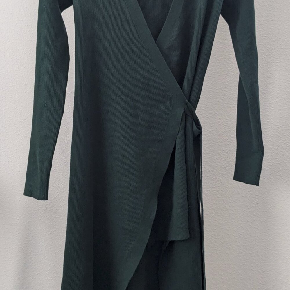 Banana Republic Ribbed Wrap Dress New with Tags